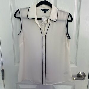 Brooks Brothers Sleeveless Blouse